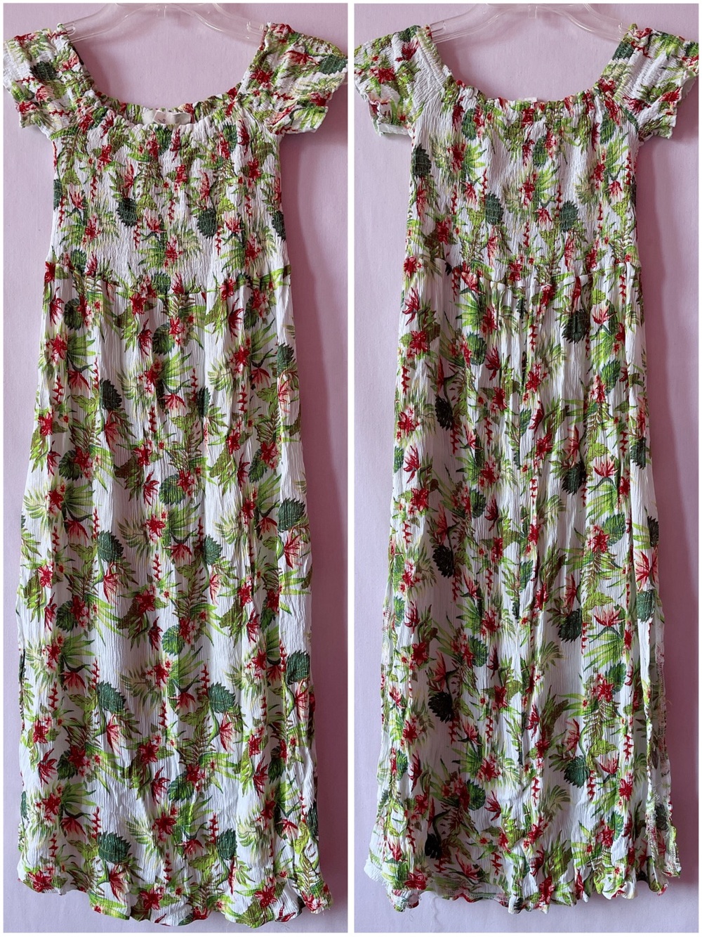 Salty Lemon Fit & Flare Floral Dress 💐🌿